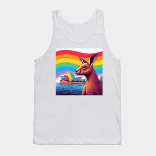 Gay Pride Kangaroo (Sydney, Australia) Tank Top